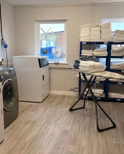 a j laundry services work examples